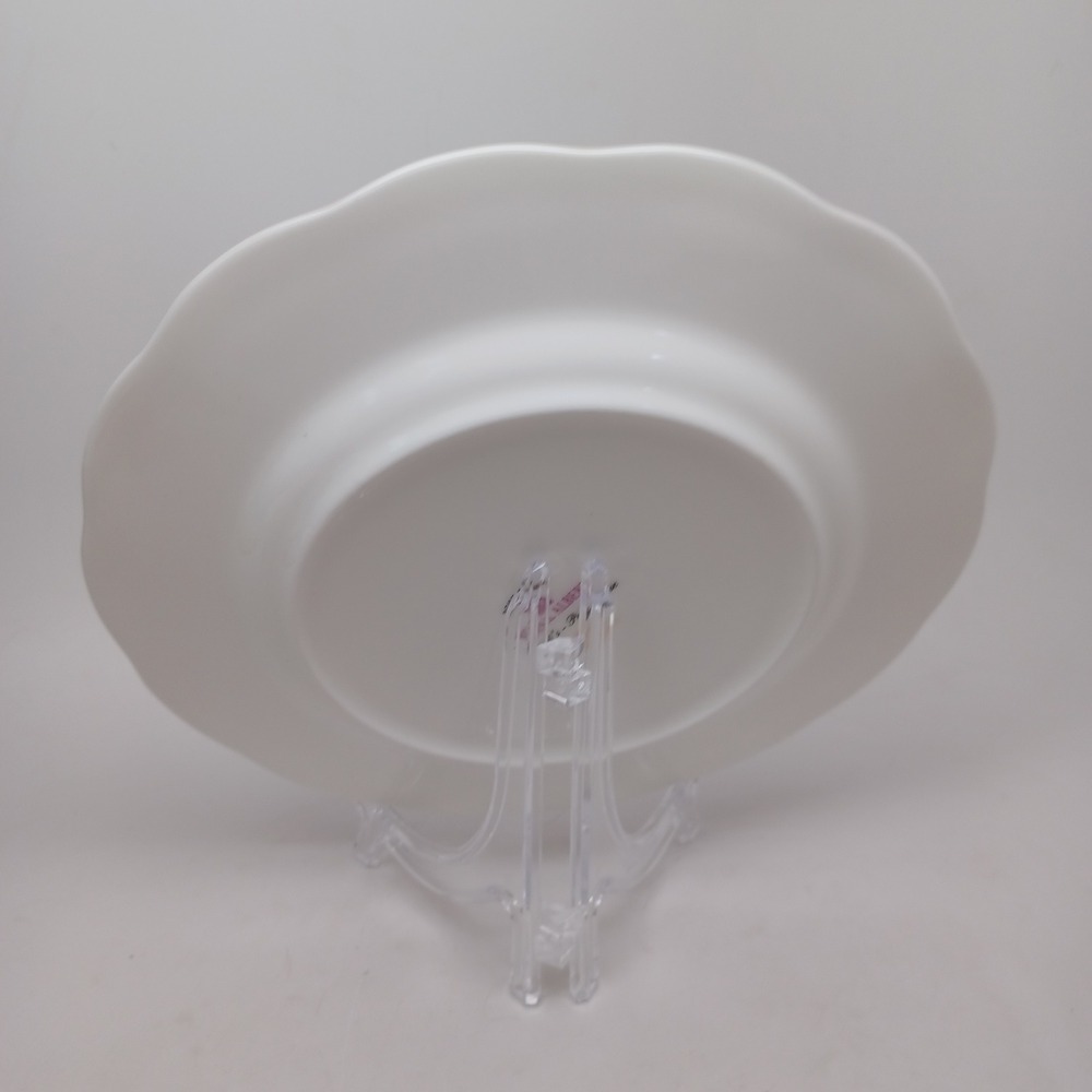 Royal Albert Polka Rose 1930s Salad Plate 8" Mint Green Gold Trim Bone China - Picture 10 of 12